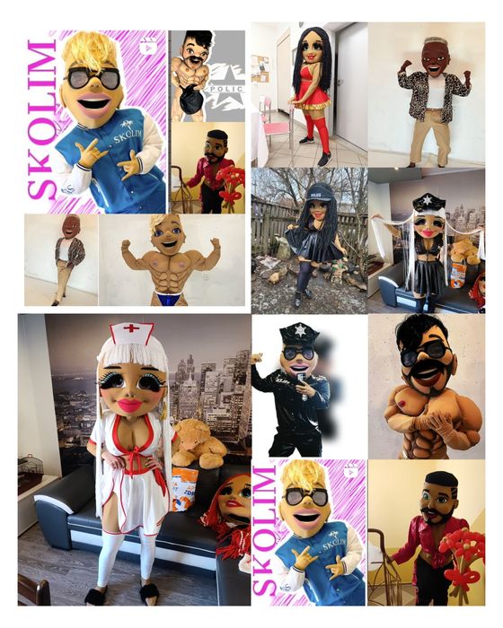 Alvaro, Angelika , Skolim impreza ,urodziny, żywa maskotka, tancerze