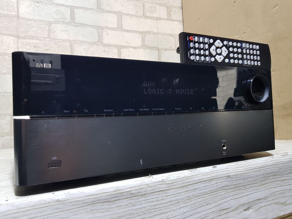 Пульт!7.1 AV ресивер Harman Kardon AVR265 7х95Вт.HDMI,4K, DLNA,3D