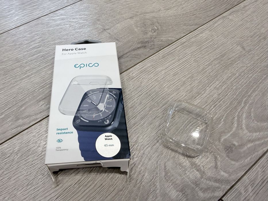Etui case na Apple Watch 45 mm bezbarwne oryginalne