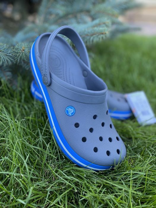 Crocs crocband кроксы мужские черные серые синие м8 м9 м10 м11 м12