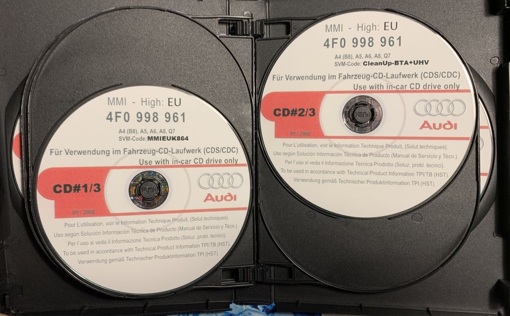 Bootloader MMI 2G High - Software wszystkie wersje - zestaw płyt