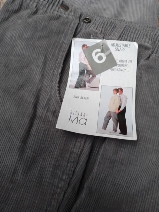 Стильні фірмові брюки для вагітних. Мікровельвет. Нові.