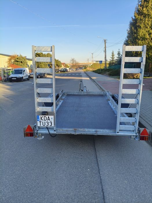 DMC 3500 kg mocna przyczepa pod minikoparkę wozidlo walec i inne maszy