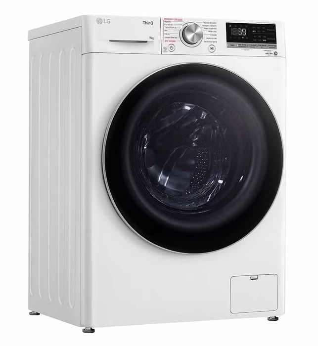 Máquina Lavar Roupa LG 9KG, IA, Classe A, Turbo Wash, Garantia