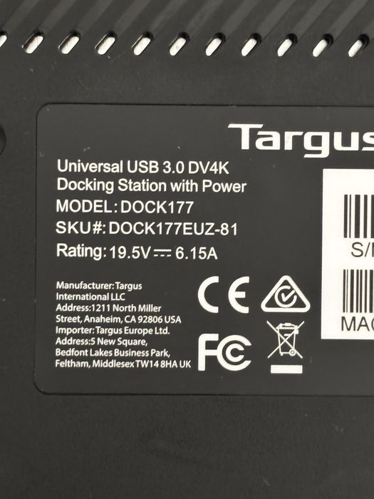 Targus Docking Station 117