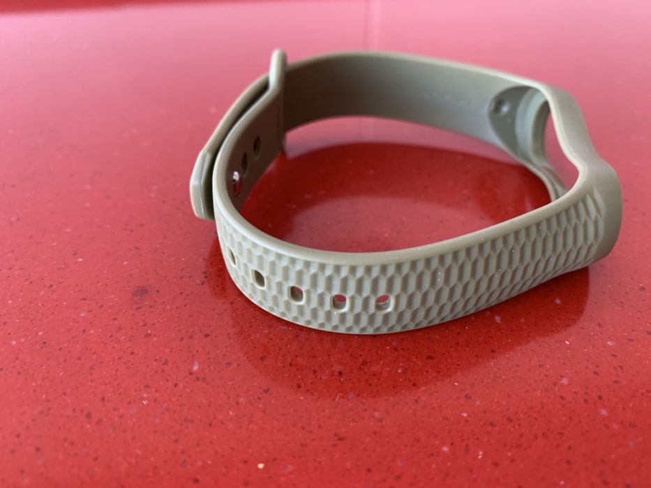 Mi band4 pulseira verde corrugado