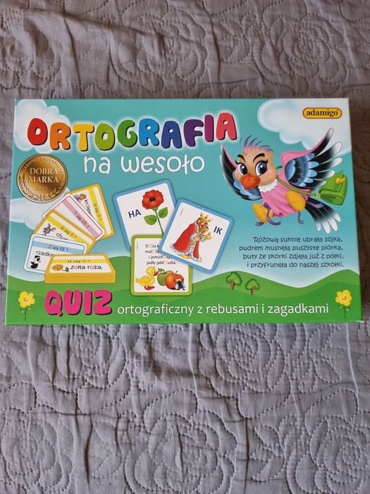 Gry planszowe Scrabble junior i ortografia na wesoło