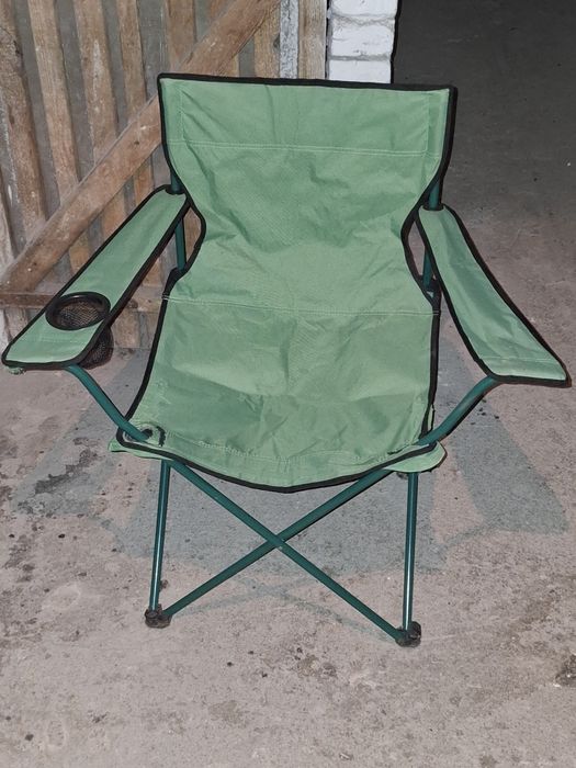 Krzesło wędkarskie,  kapitańskie , zielone