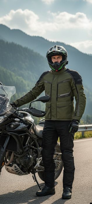 Мужская текстильная мотоциклетная куртка RST Maverick Evo CE р.52