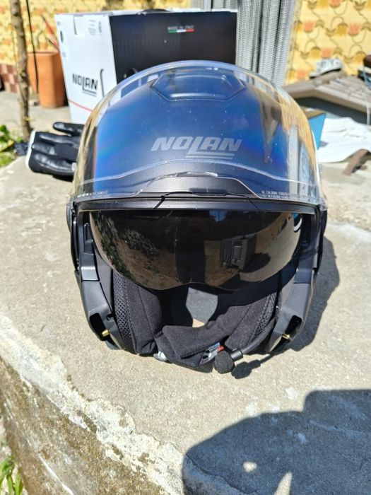 2 Capacetes Nolan tamanho M 2 pares de luvas e cardo freecom duo