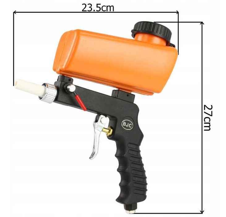 Pistolet do piaskowania sodowania ze zbiornikiem