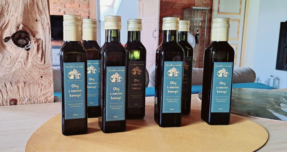 Olej konopny zimnotloczony 250ml