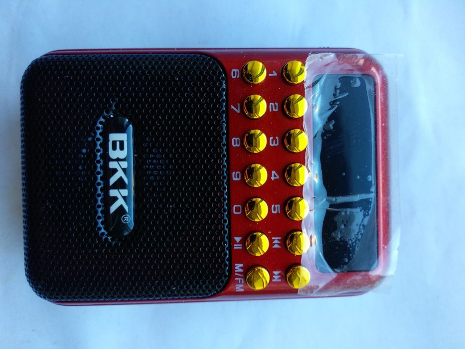 Радиоприёмник с FM USB MicroSD BKK B872 радио на аккумуляторе