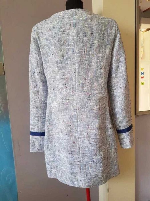 Żakiet długi boucle, nowy bez metki, Bodyflirt, rozm.40