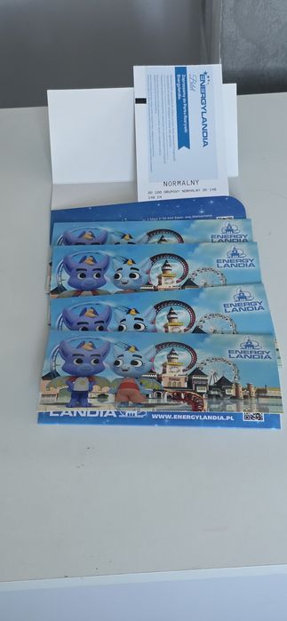 Bilety wstępu do energylandii 5sztuk. Park rozrywki zator.