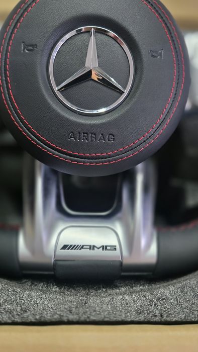 Volante Mercedes AMG  + Airbag + Patilhas (Novo)