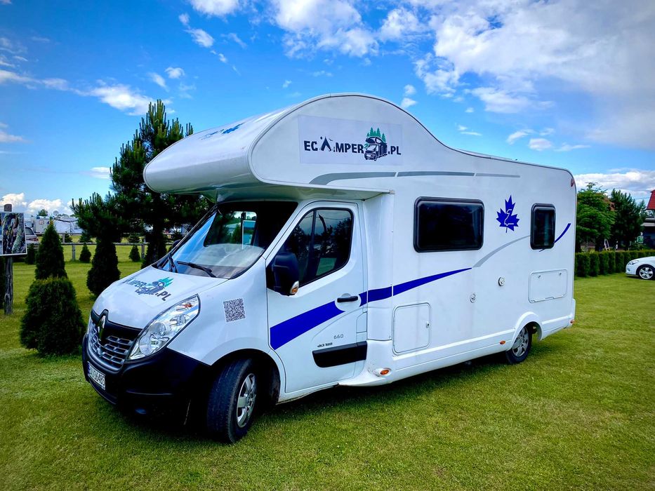 Wynajem kampera 6-os AHORN 660 - wypożyczalnia Ecamper.pl Augustów