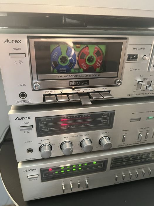Zestaw HI-FI stereo Aurex-Toshiba