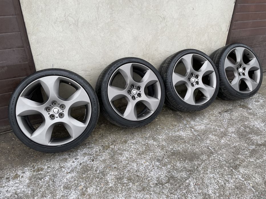 (194)Koła, Felgi 5x108 20” Jaguar XF, Grafit, Ładne opony