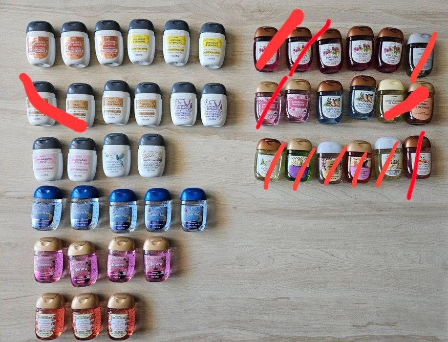 Антисептики для рук Bath And Body Works санітайзери
