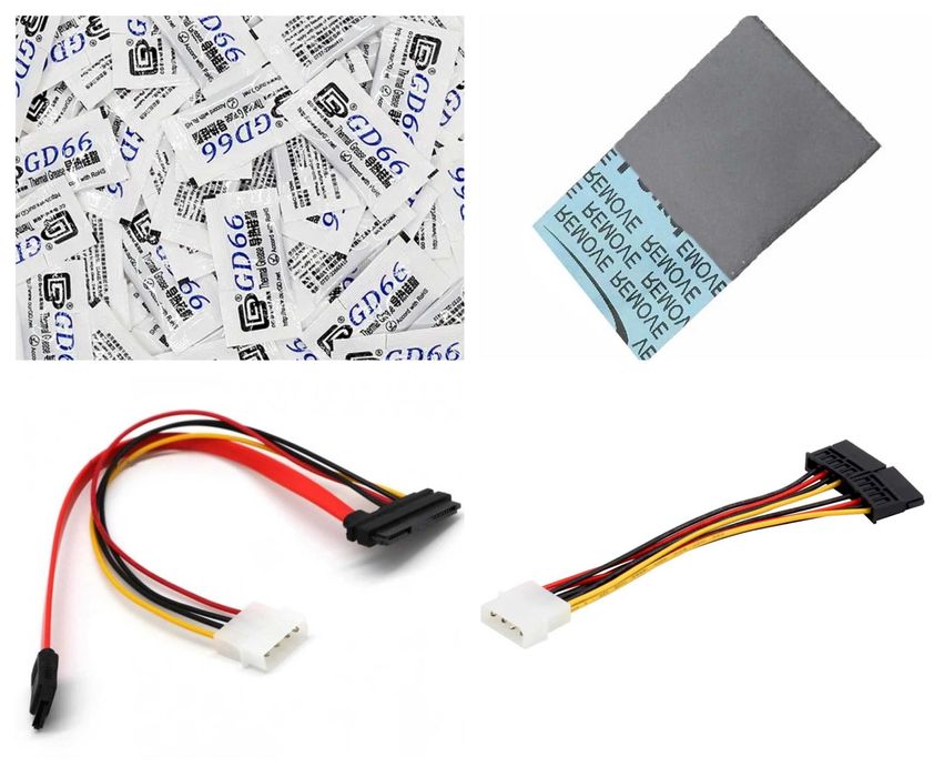 Перехідник живлення відеокарти процесора GPU CPU Molex 6 8 pin, SATA