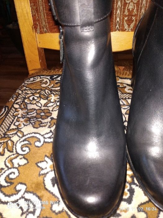 Ботинки осенние нежнейшая кожа Eссо, Экко 37