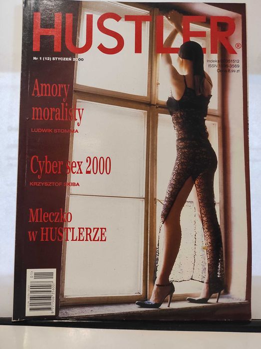 HUSTLER stare wydania gazet oraz 4xDVD