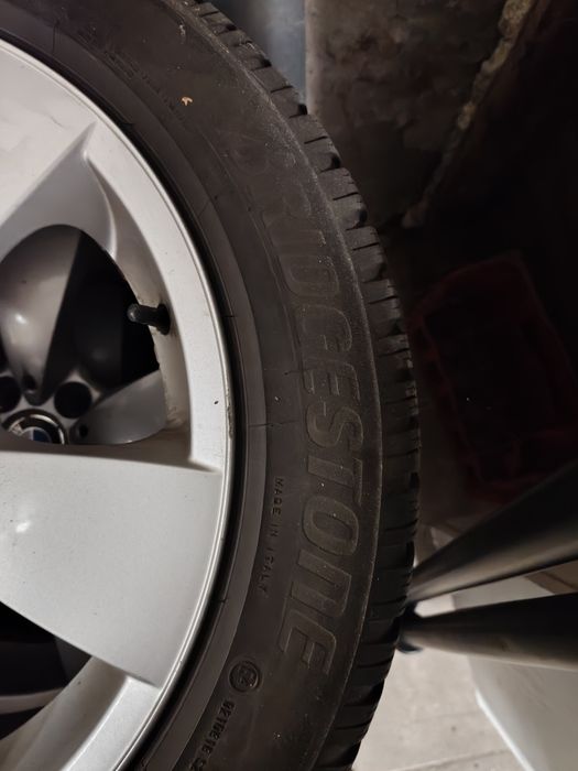 Alufelgi 17 z oponami zimowymi BMW e60