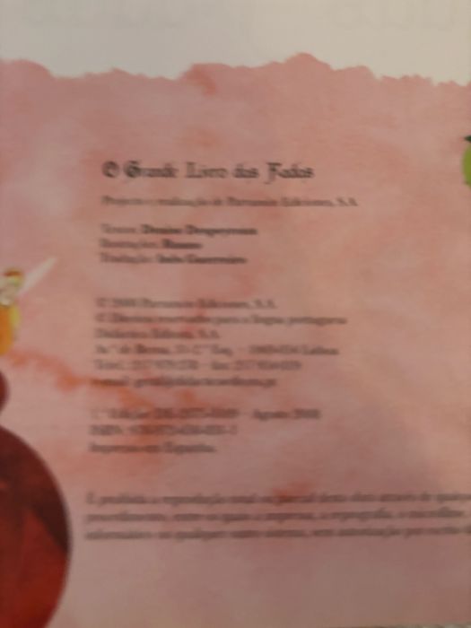 Livro O Grande Livro das Fadas