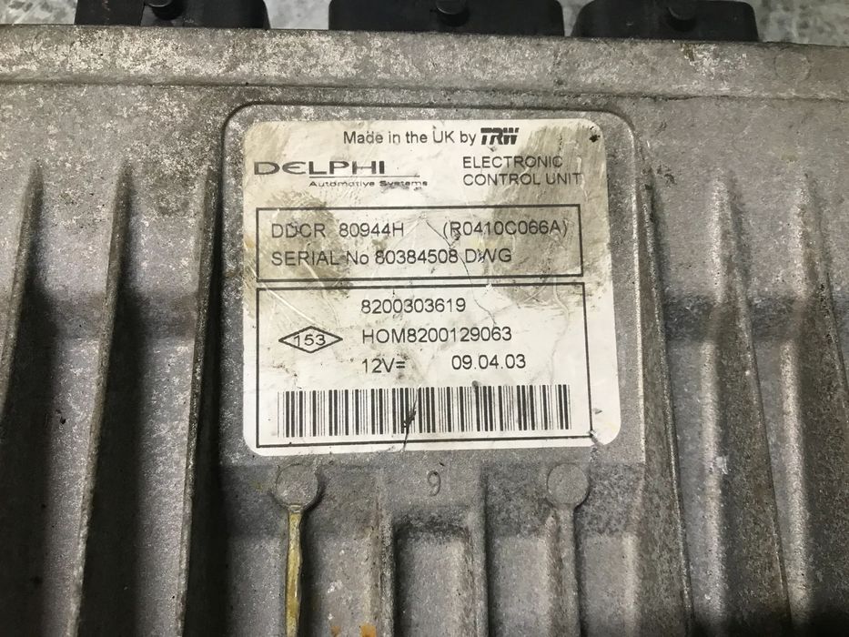 CENTRALINA DO MOTOR RENAULT CLIO II 8200303619 R0410C066A