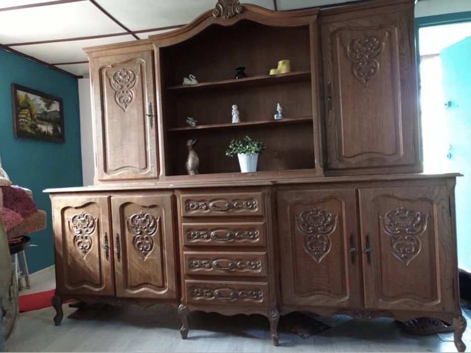 Meble dębowe/kredens salonowy, komoda dębowa