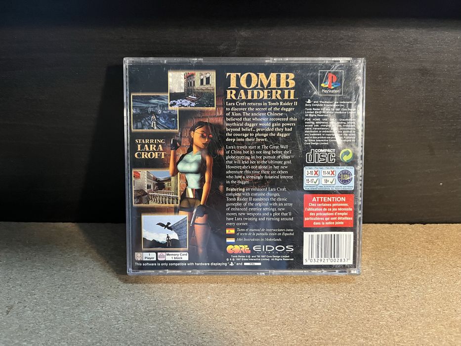 Tomb Raider II Playstation 1 PS1 PSX