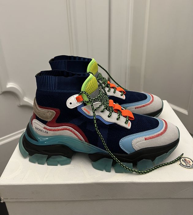 MONCLER piękne luksusowe sneakersy „ Multi” 40 rozm.