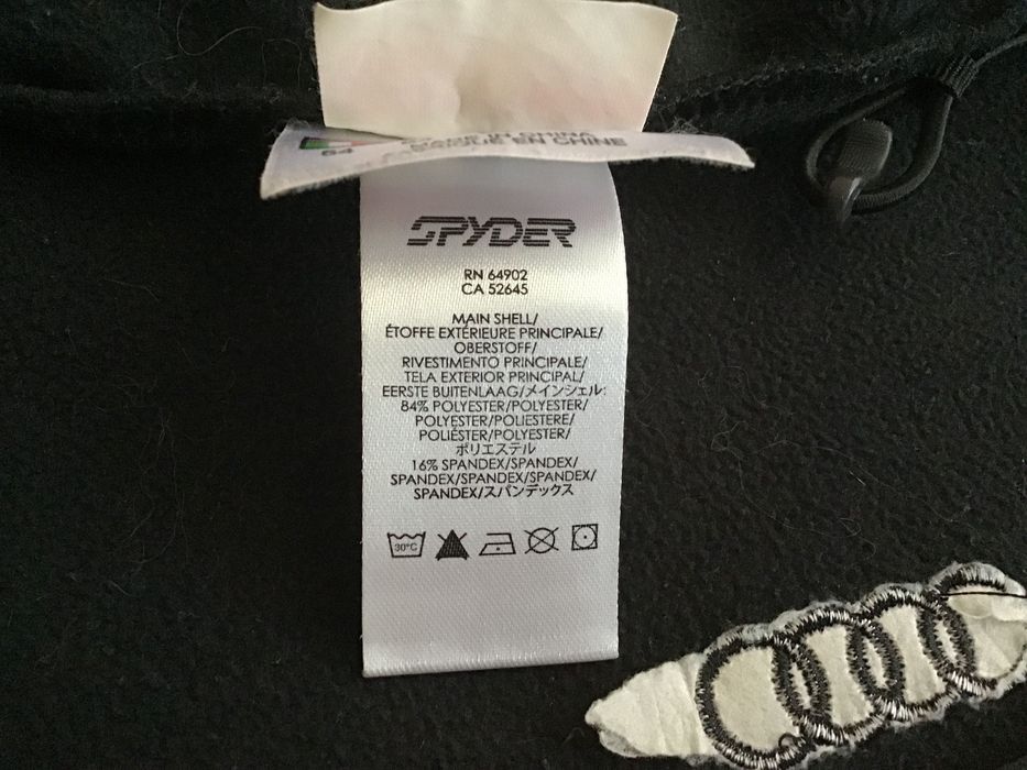 Kurtka bluza AUDI SPYDER czarna  męska XL/TG oryginał USA