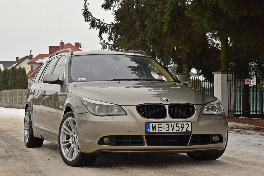 BMW E61 535D 272KM Touring Automat Head-Up El.klapa Duża Navi 2005 ROK