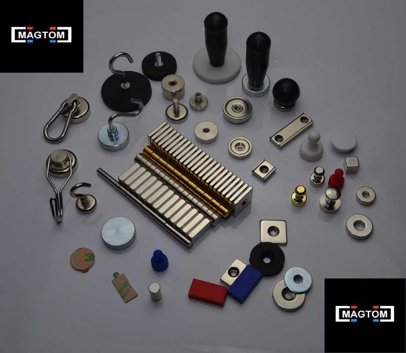 Magnes płytkowy neodymowy silny mocny MPŁ 40x18x10 N45