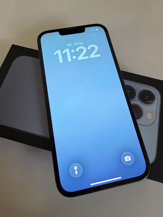 Bateria 100% iPhone 13 pro 256gb Sierra Blue  Idealny