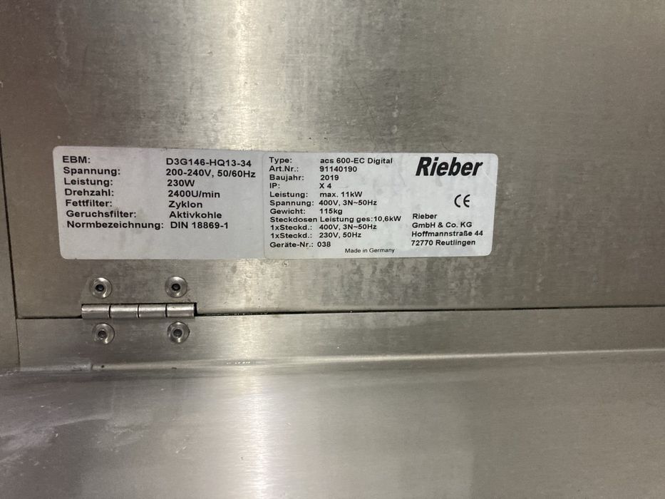 Мобільна кухня ( Front cooking) Rieber.