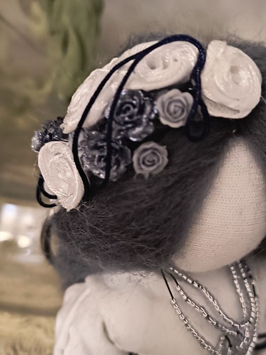 Motanka słowiańska lalka handmade – brelok zawieszka 12 cm (74)