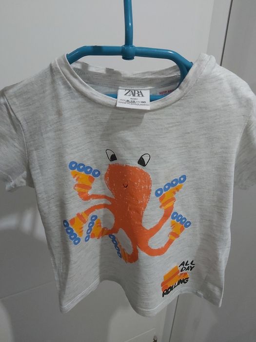 Bluzka T-shirt ze sklepu ZARA  80 cm.