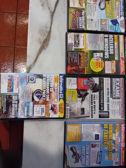 Conjunto de 17 DVDs Informática64740868657155123