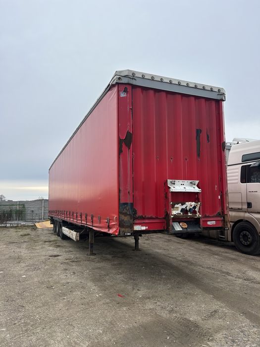 Naczepa Firanka  MEGA/ KRONE / BPW eco plus / HACCON  / 2012