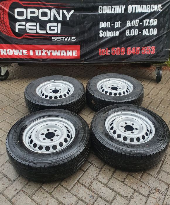 Felgi stalowe 16 Mercedes Sprinter Vw Crafter oryginał Pirelli opony