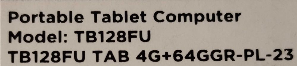 Tablet Lenovo Tab M10 Plus (3 Gen) 4/64GB - jak nowy