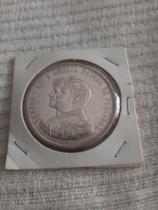 Moedas prata Monarquia e Republica