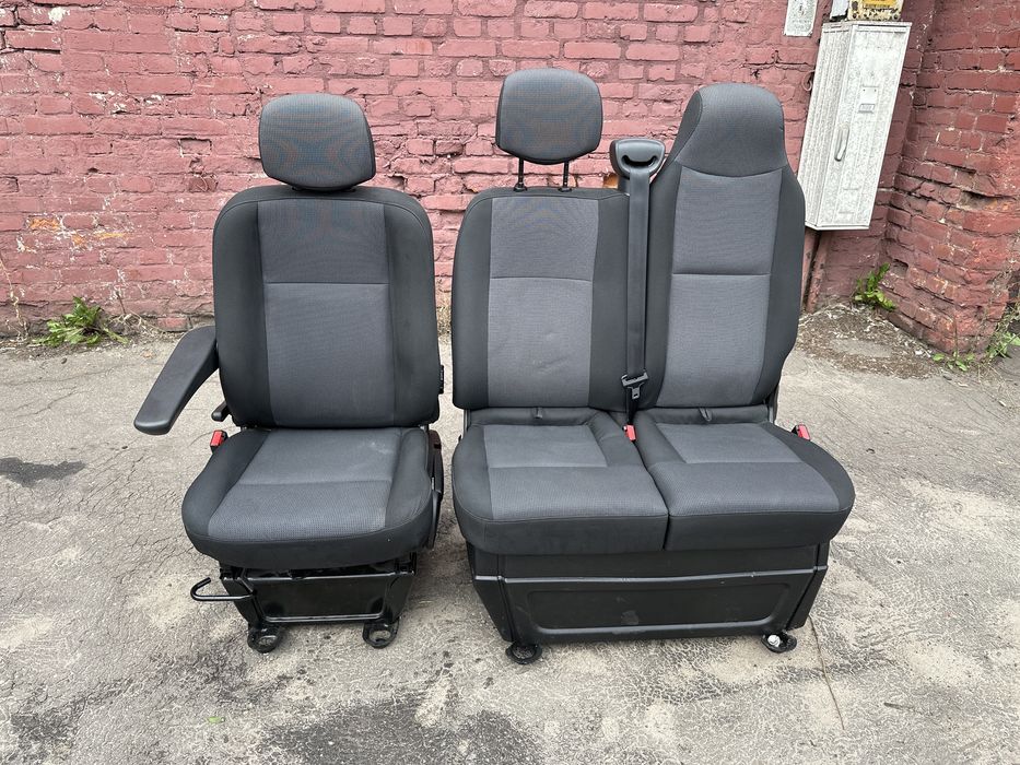 Fotele Komplet Renault master IV Kierowcy Grzany siedzienia pasażerów