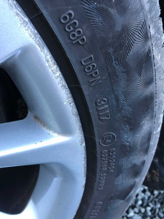 Диски з гумою колеса R17 5x112 8J ET41 Volkswagen Skoda