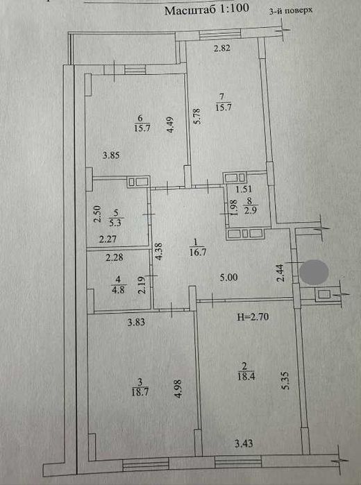 103м2 ЖК Пролисок РЕМОНТ ПОД ОБОИ Продам 3 комн квартиру НОВЫЕ ДОМА AB