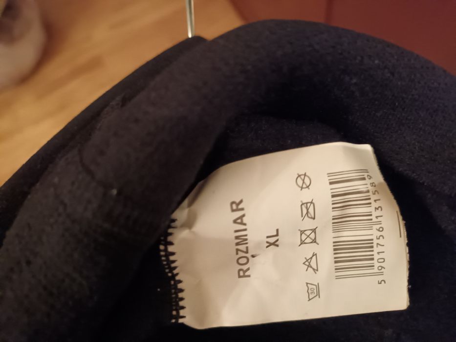 Legginsy ocieplane czarne rozmiar 42