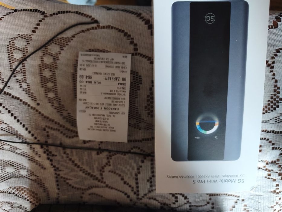Router mobilny Zowee Mobile WiFi Pro 5 5G +